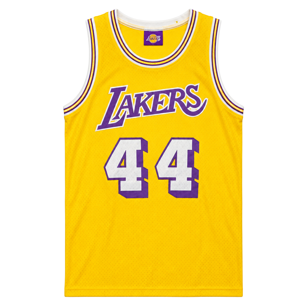 Los Angeles Lakers Jerry West 44 Links Marketing Group Jersey 1