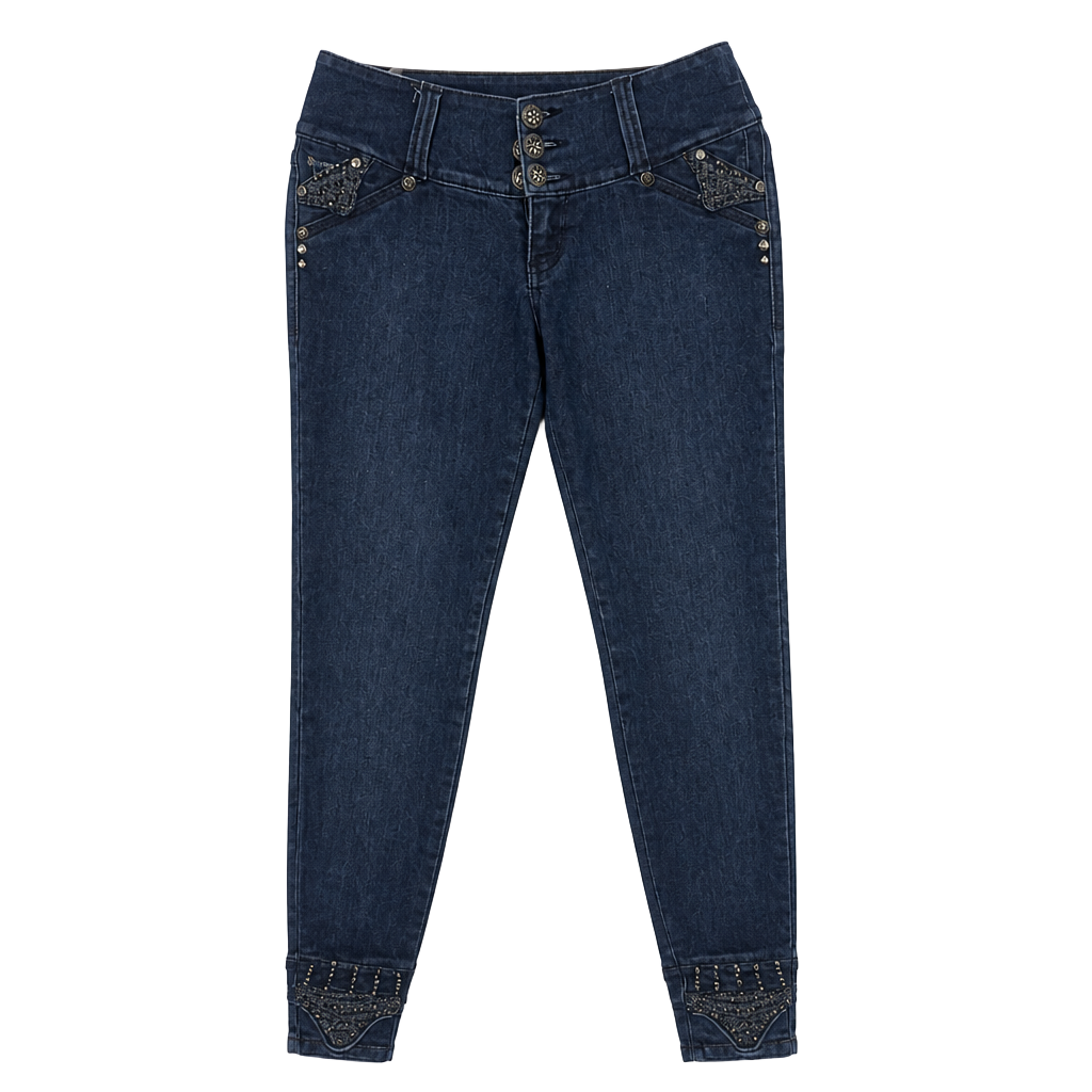 Do! Jeans Women's Size 8 Embellished High-Waist Skinny Jeans 1