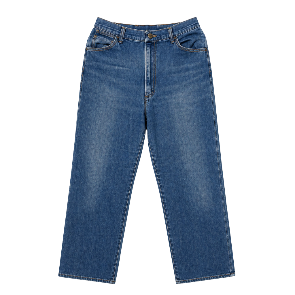 Vintage Lee Jeans High Waisted Size 12L W26 x L34 Blue Denim MADE IN USA 1