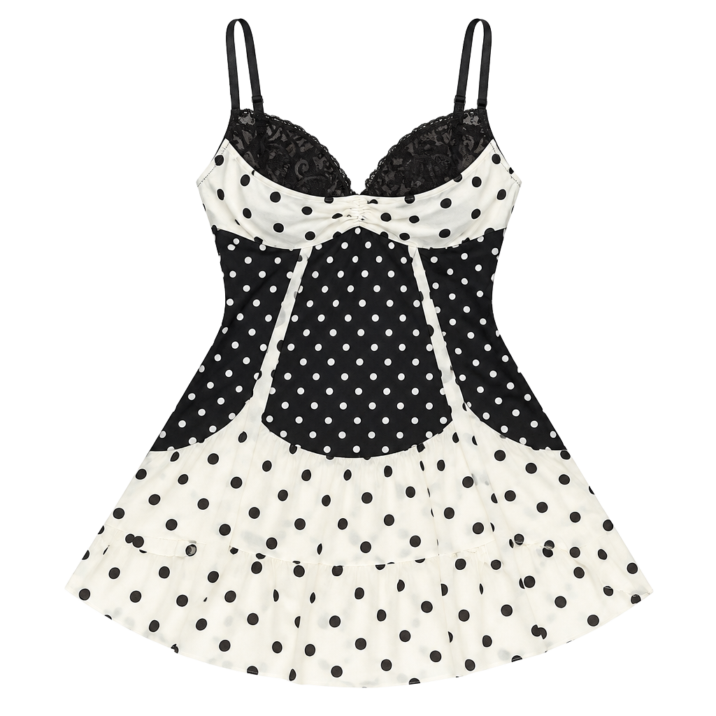 Victoria's Secret Polka Dot Babydoll Camisole Top 1