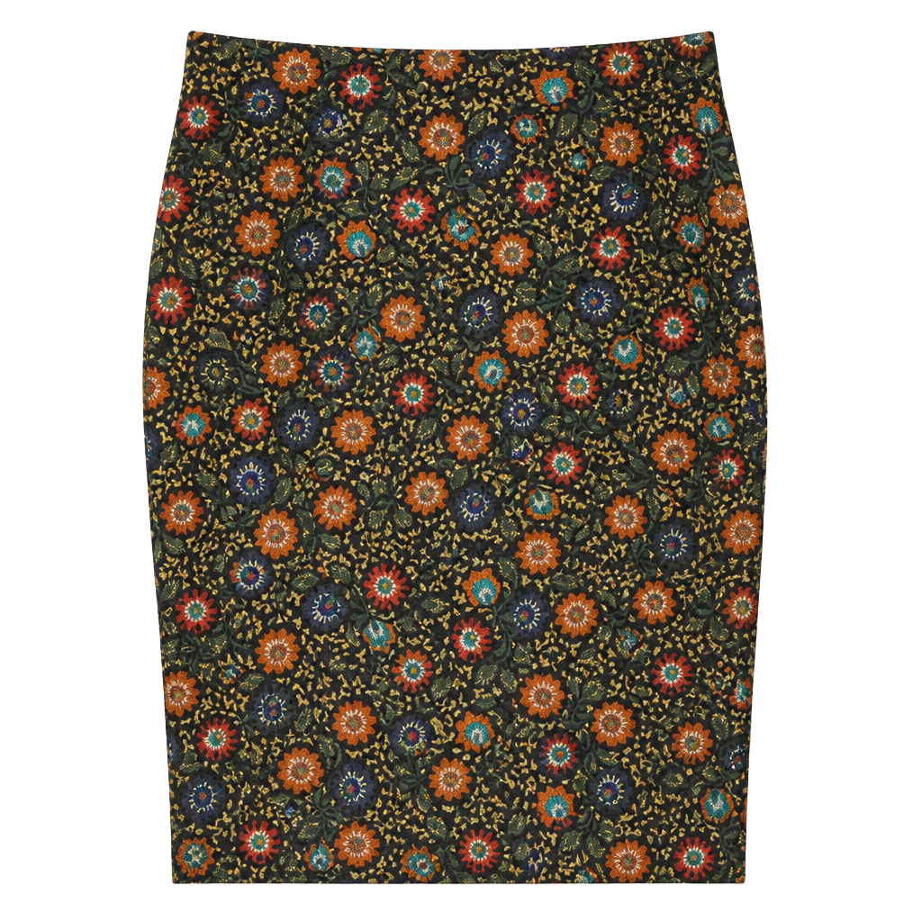 Lularoe Skirt. Cottagecore flower pattern 1