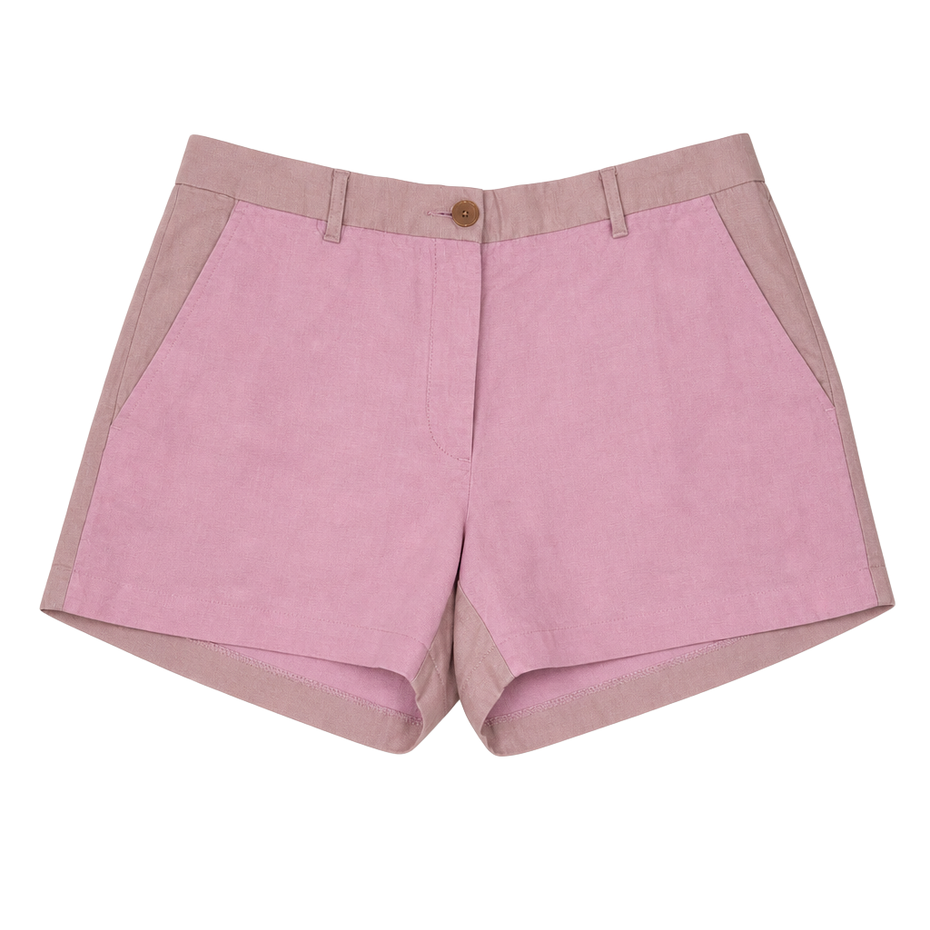 Gap Women's Size 4 Pink Linen Cotton Blend Casual Shorts 1