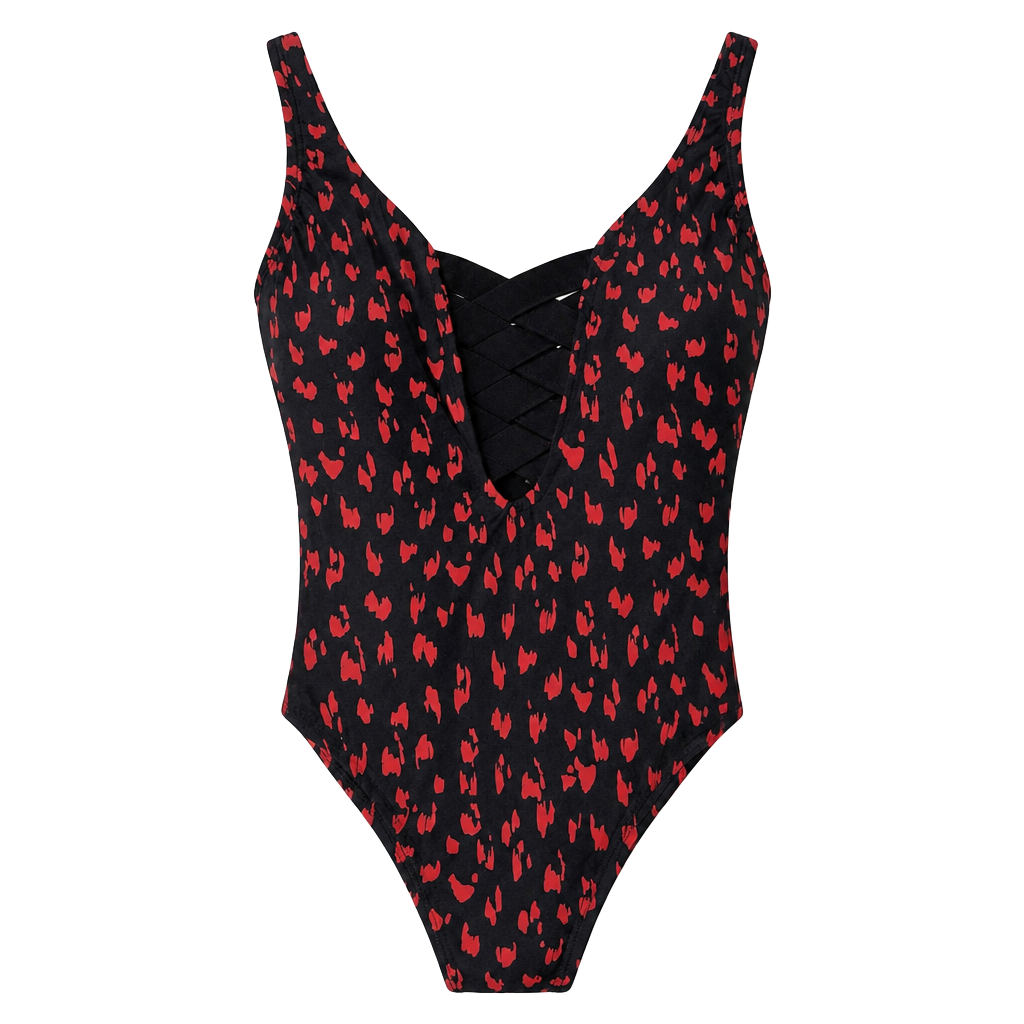 Apt. 9 Misses Swimwear Criss Cross Maillot Size S (4-6) 1