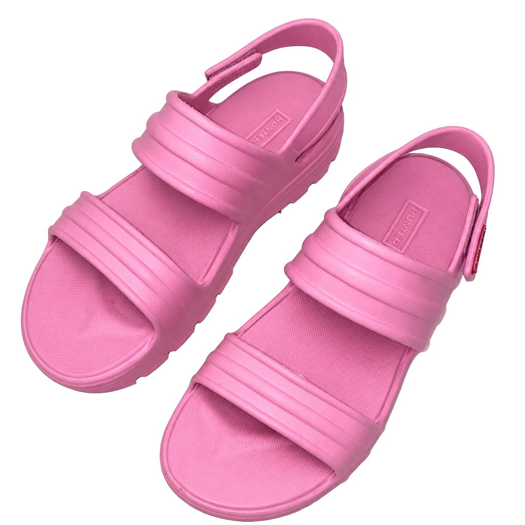 Hunter Women's Original Lightweight Platform Sandals Pink Size US 8 1