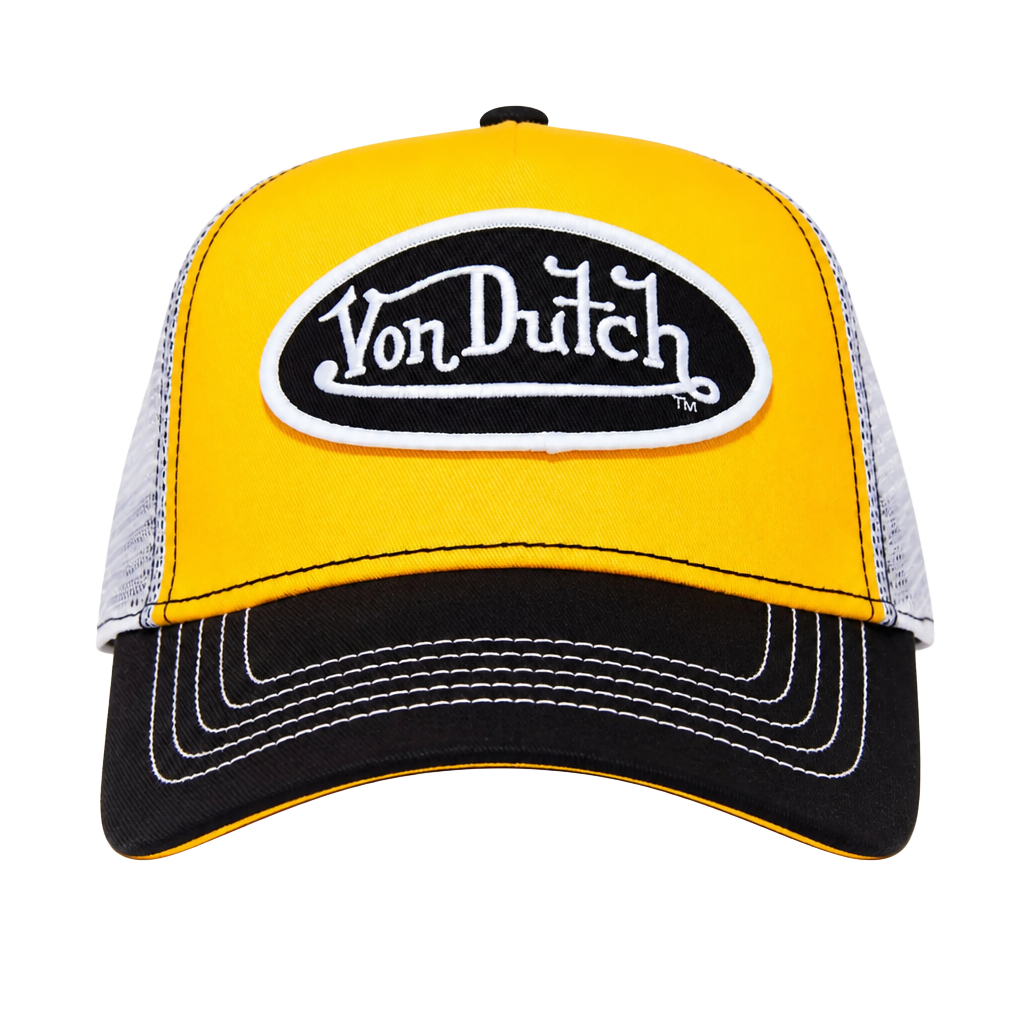 Von Dutch Infinite Gold Trucker Hat Yellow/Black 1