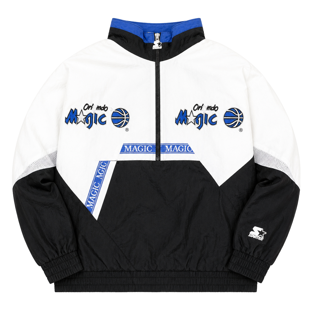 Vintage 90s Pro Player NBA Orlando Magic Full-Zip Puffer Jacket 1