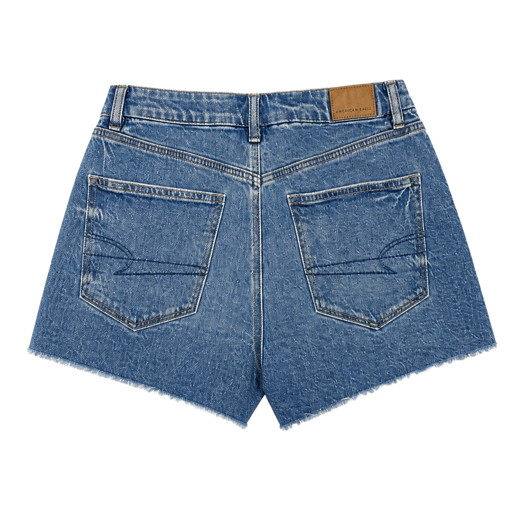 American Eagle Womens Curvy Stretch Denim Mom Short Us 6 NWT 1