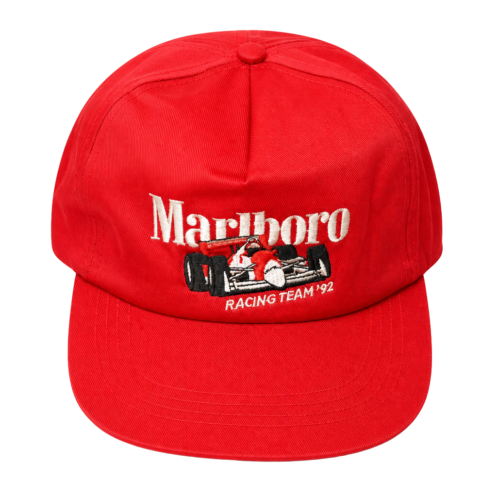 Vintage 1992 Marlboro Racing Team Snapback Trucker Hat 1