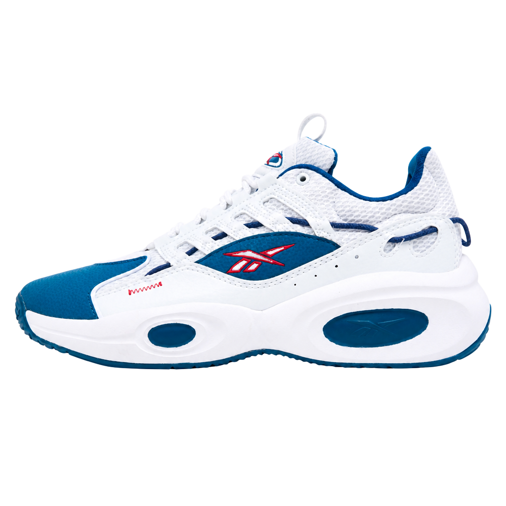 Reebok Solution Mid White/Vector Red Allen Iverson Basketball Shoes 1