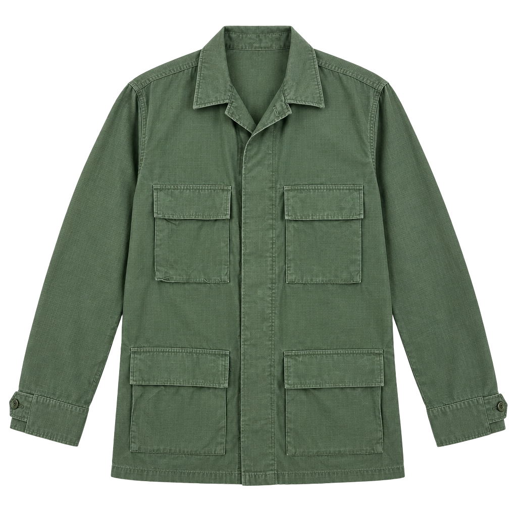 US Military Field Jacket Medium Long Olive Green BDU Army Coat 1