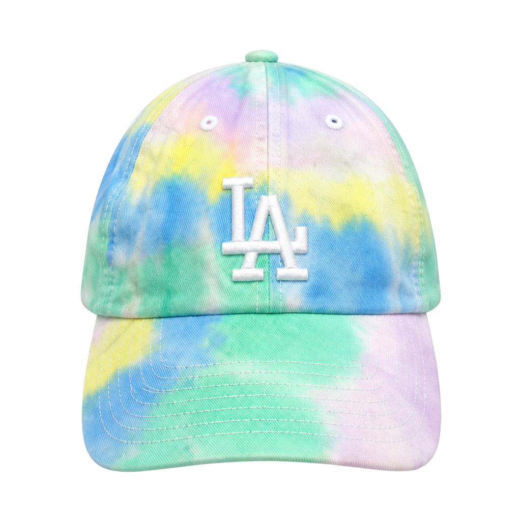 47 Los Angeles Dodgers Tie Dye Clean Up Hat OSFA Multi Baseball Cap 1