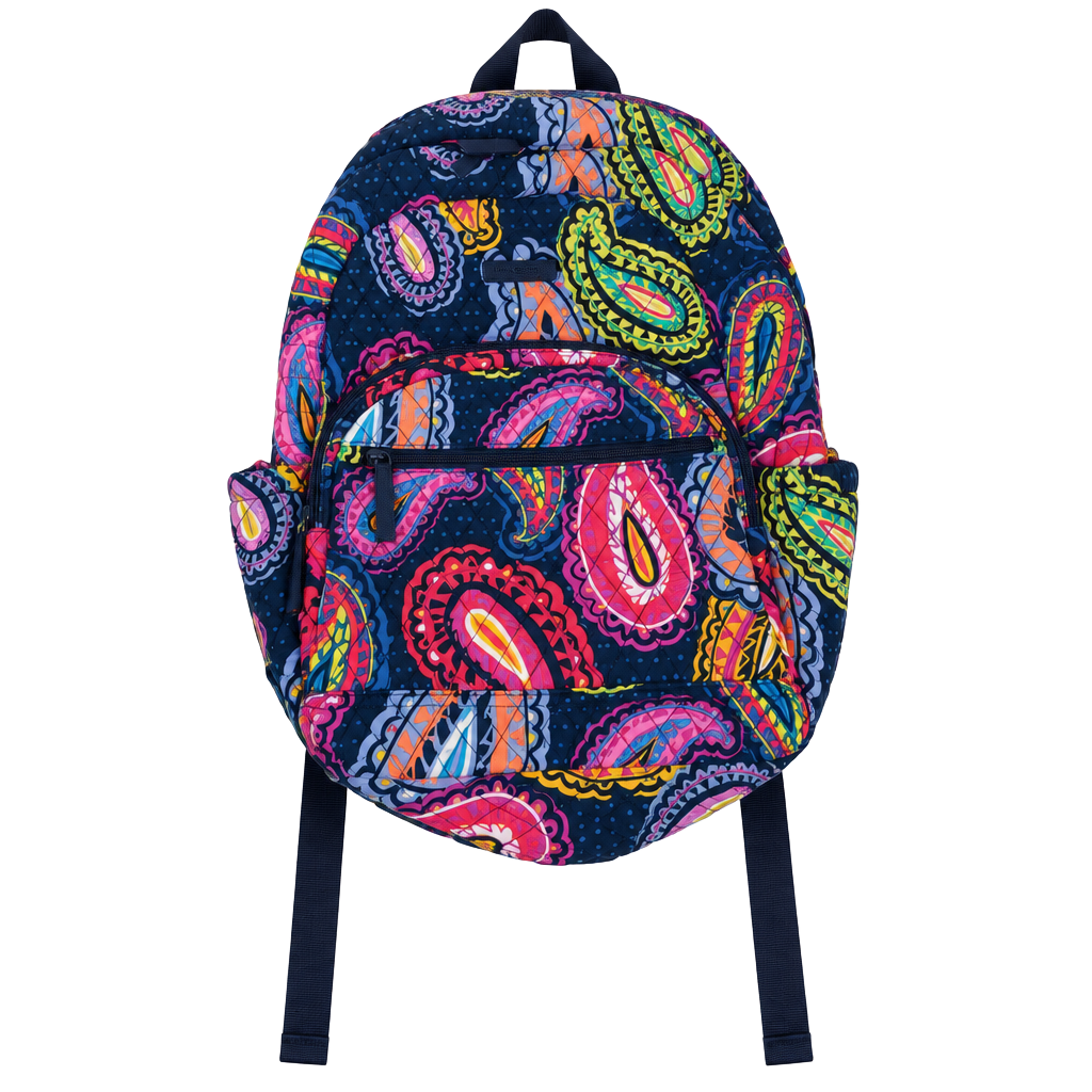 Vera Bradley Essential Large Backpack Twilight Paisley Quilted 1
