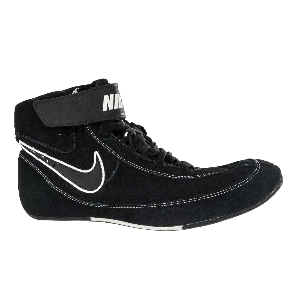Nike Speedsweep VII Wrestling Shoes Black White 366683-001 Men's 10 1