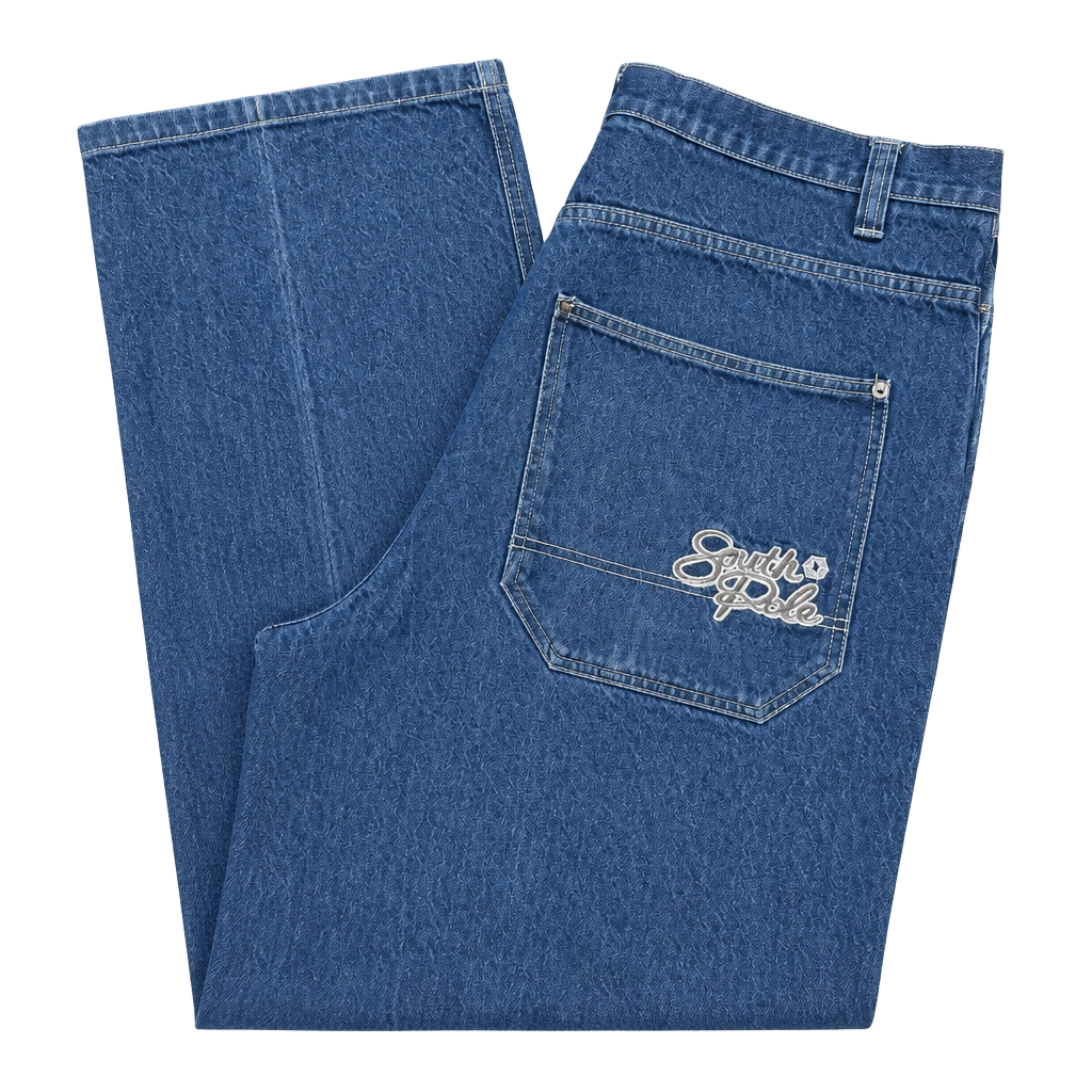 Southpole Denim Jeans Size 38 Blue Baggy Y2K Hip Hop Carpenter 1