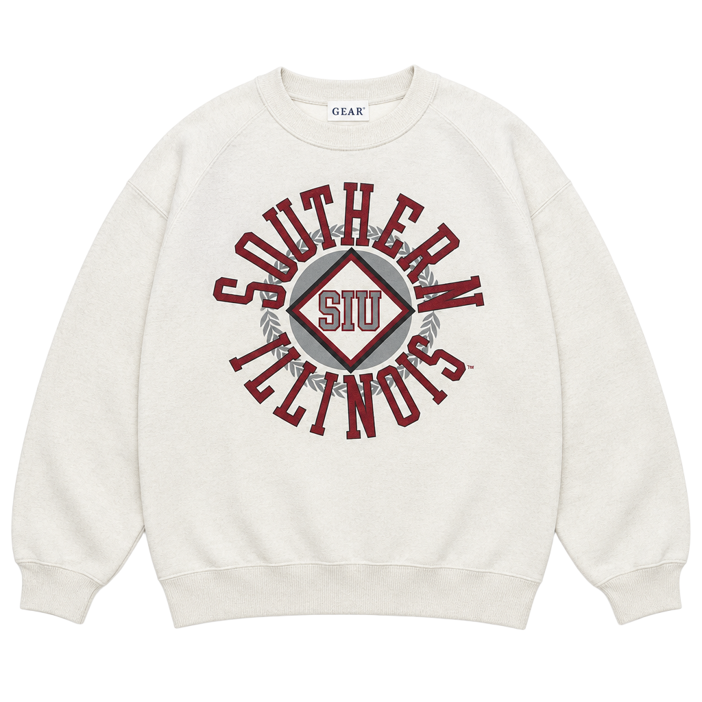 Gear For Sports Southern Illinois Sweatshirt Size M Vintage White 1
