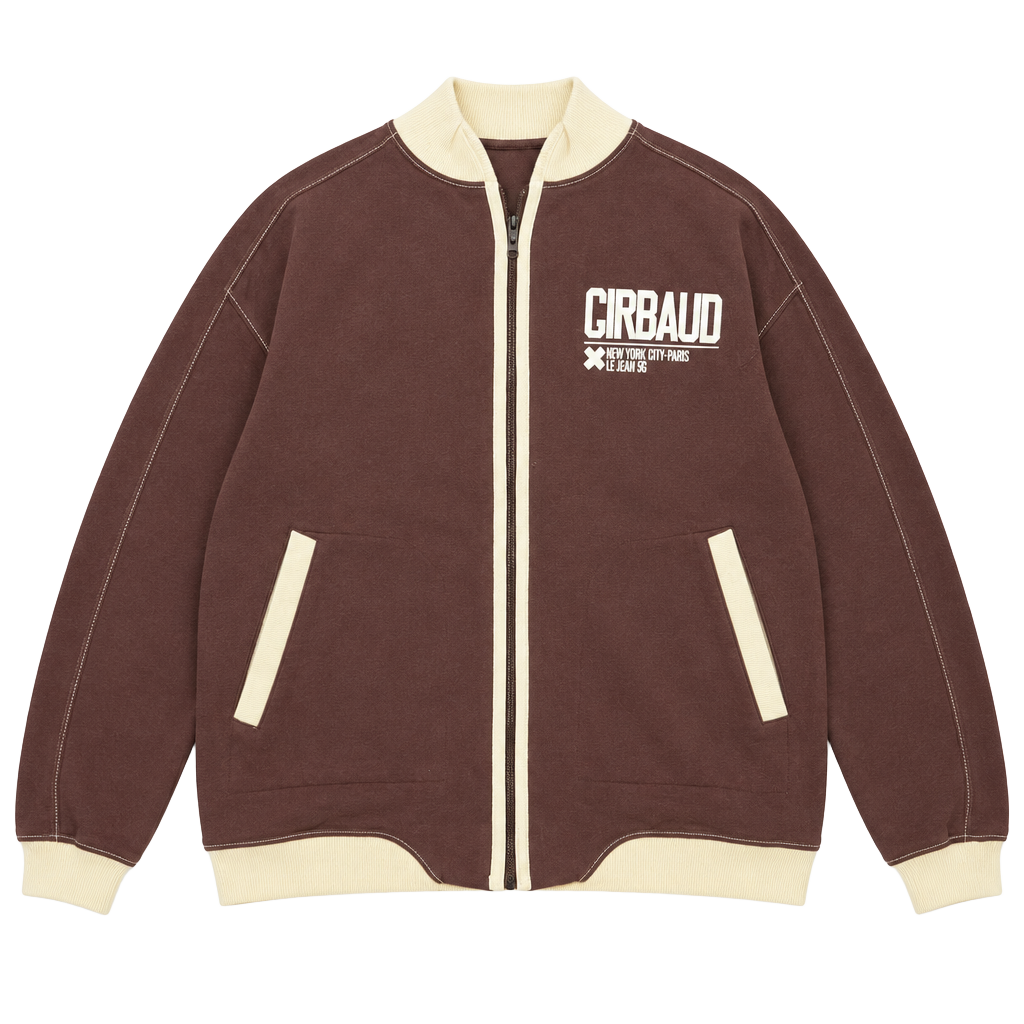 Marithe Francois Girbaud Full Zip Jacket Brown 1