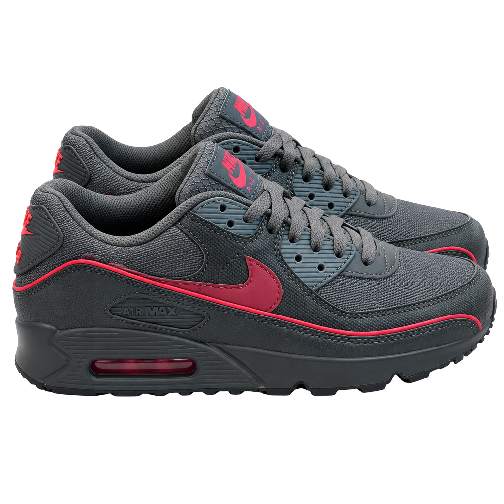 Nike Air Max 90 Premium Iron Grey University Red 1