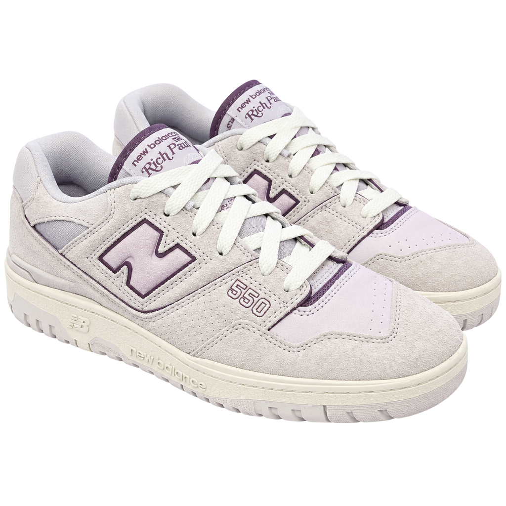 New Balance Rich Paul x 550 Forever Yours Grey Violet Sneakers 1