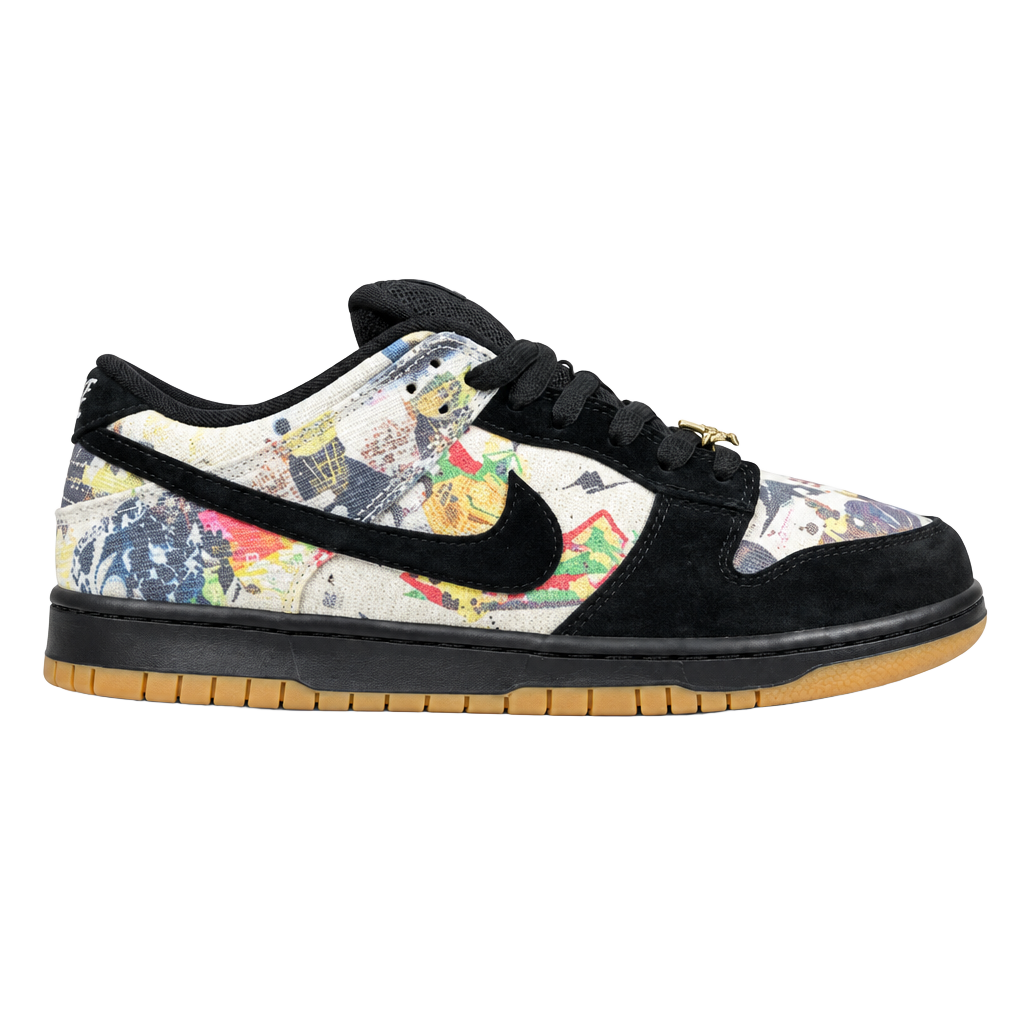 Supreme x Nike Dunk Low SB Rammellzee Black 1