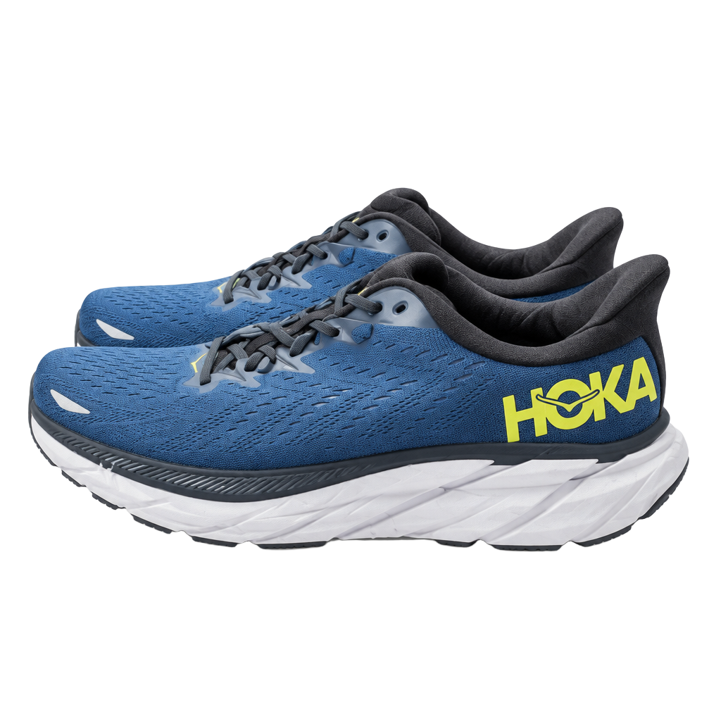 HOKA Clifton 8 Size 14 2E Wide Blue Running Shoes 1