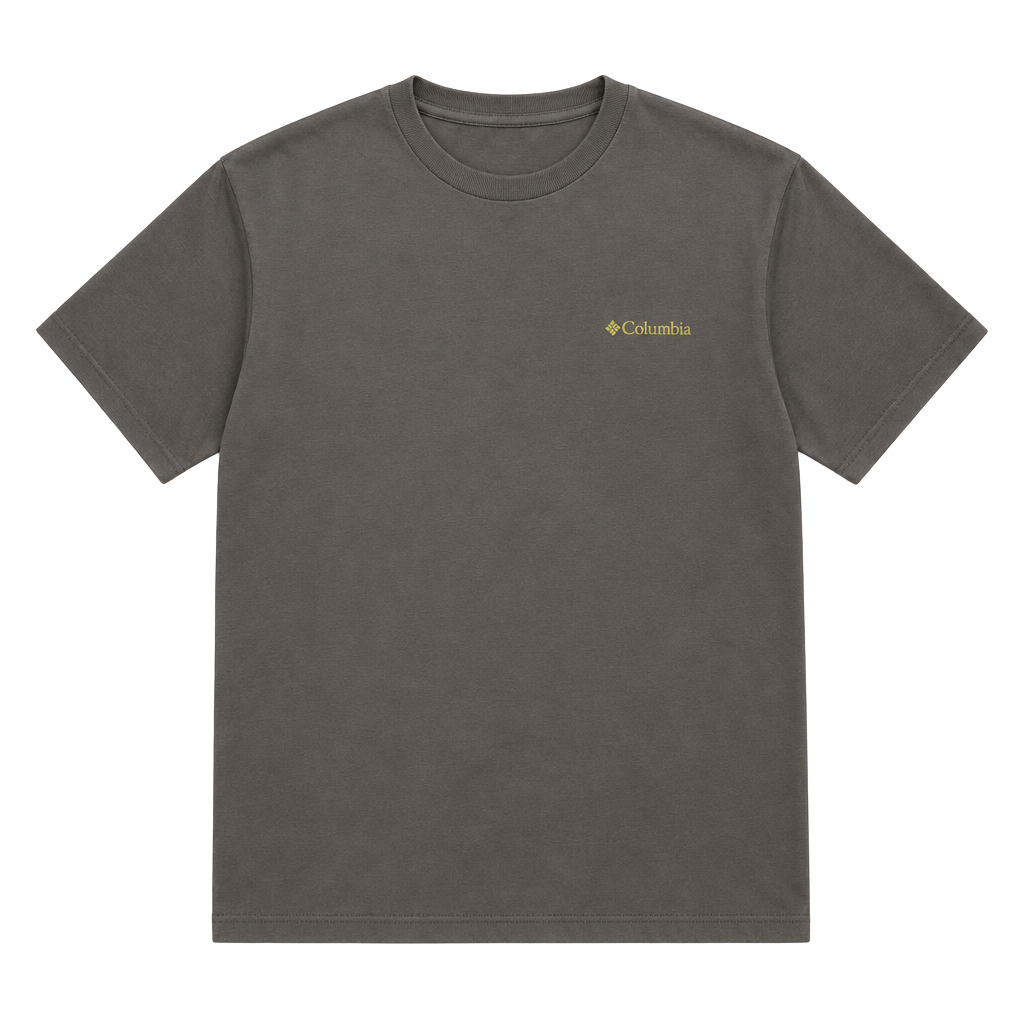 Columbia Sportswear Company Men's Short Sleeve T-Shirt Size XXL Gray Graphic Tee 1