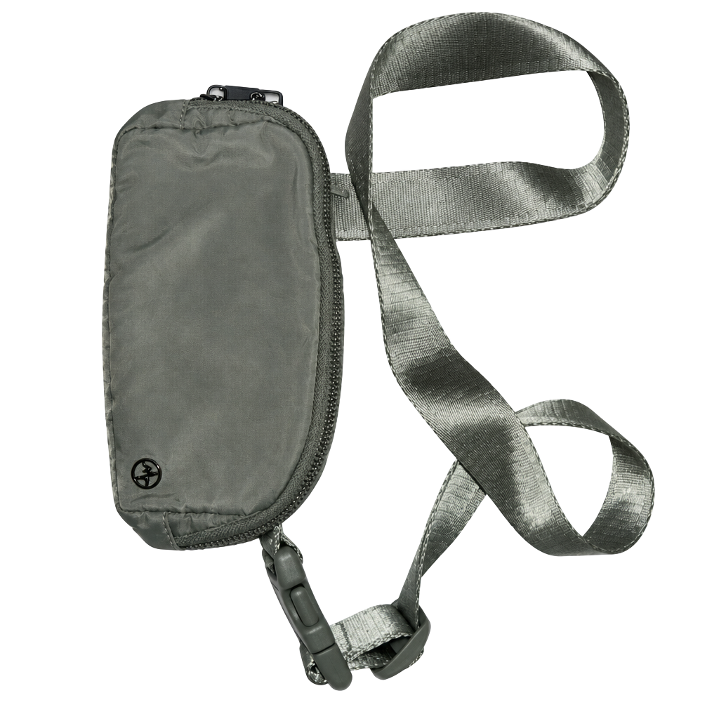 Pander Belt Bag Green Nylon Crossbody Fanny Pack 1