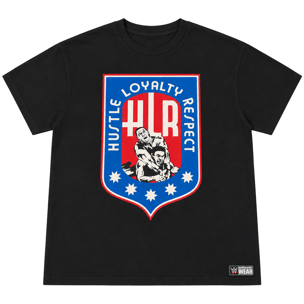 WWE John Cena HLR Hustle Loyalty Respect Size 3X Black T-Shirt 1