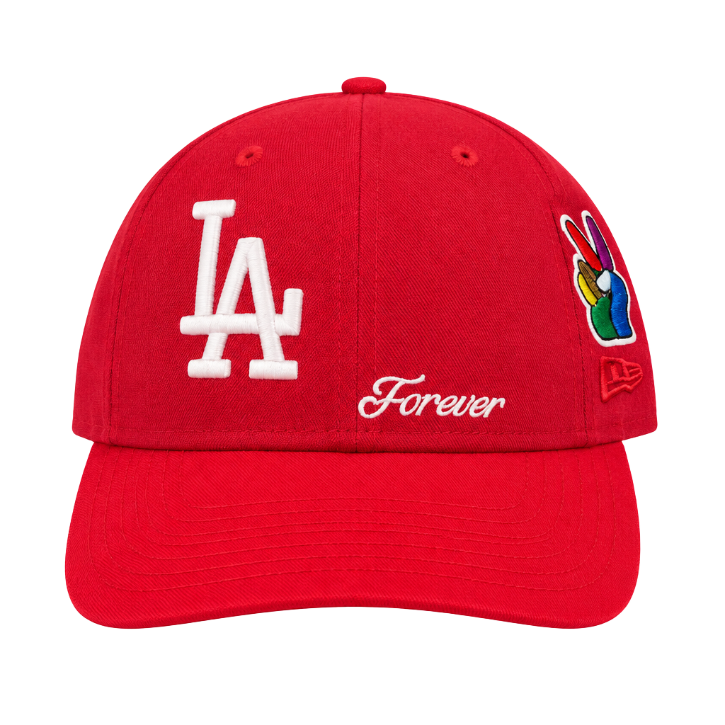 Jae tips New Era Los Angeles Dodgers 59FIFTY Fitted Hat 7 1/2 Red LA Forever 1