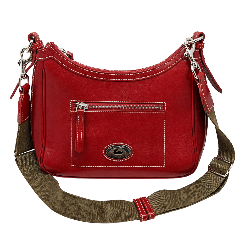 Dooney & Bourke Bordeaux Florentine Toscana Large Crossbody Hobo 1