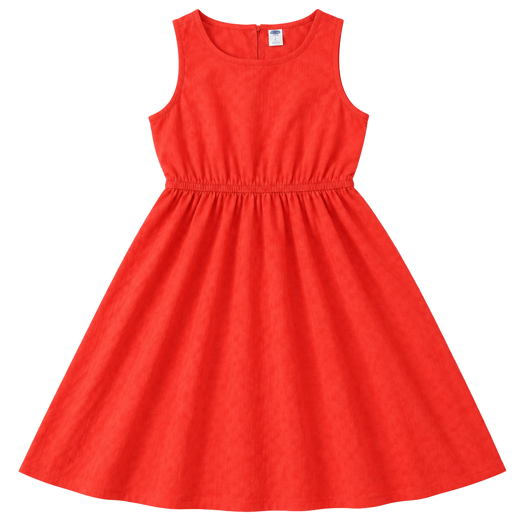 Old Navy Sleeveless Dress Size S Petite Red Rayon 1