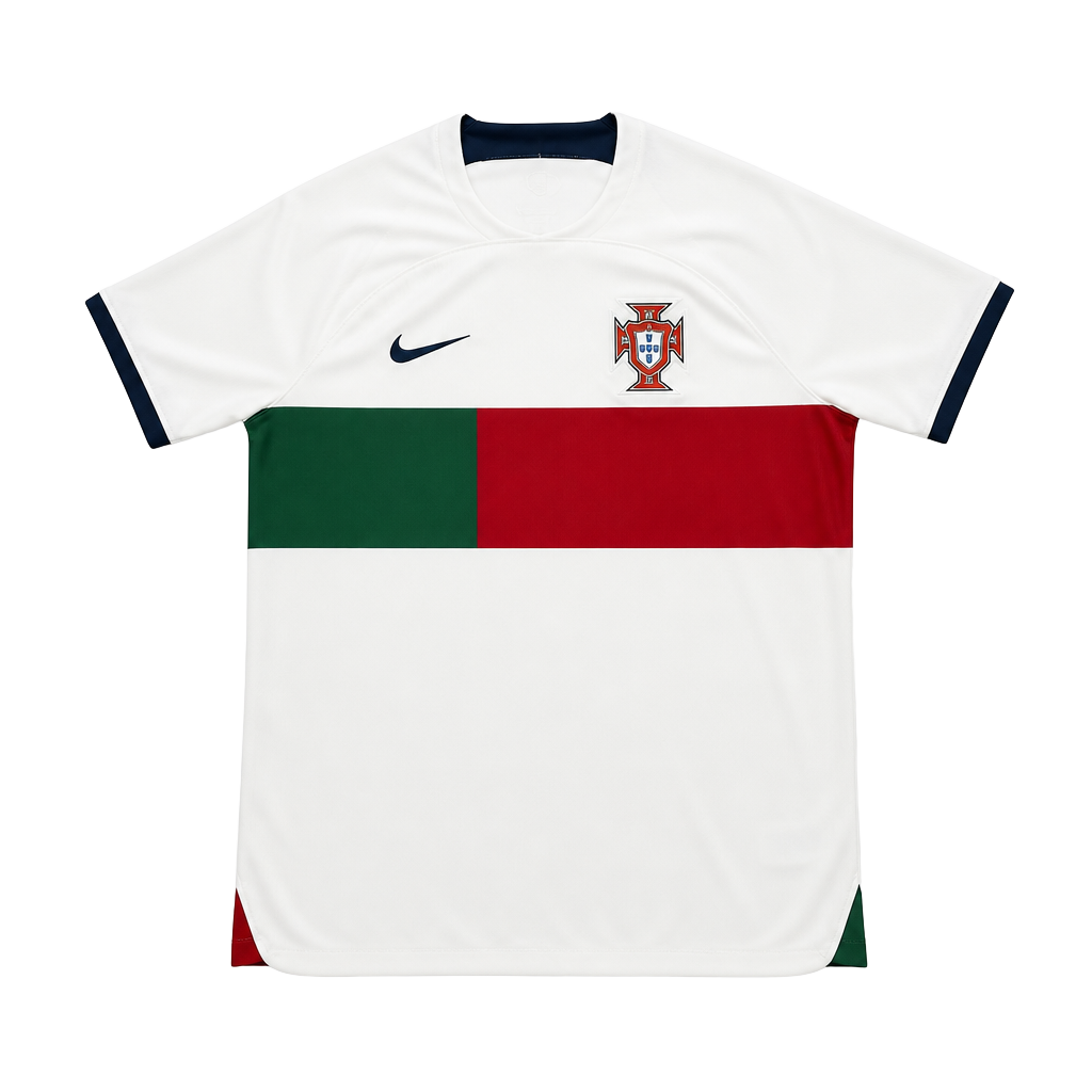 Nike Portugal Away Soccer Jersey Size XL White Dri-FIT 1