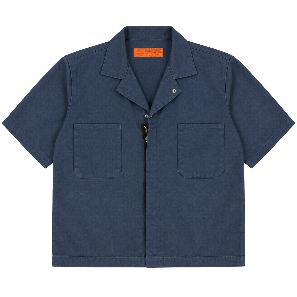 Red Kap Twill Action Coverall Size 50 RG Navy Blue Work Jumpsuit#143 1