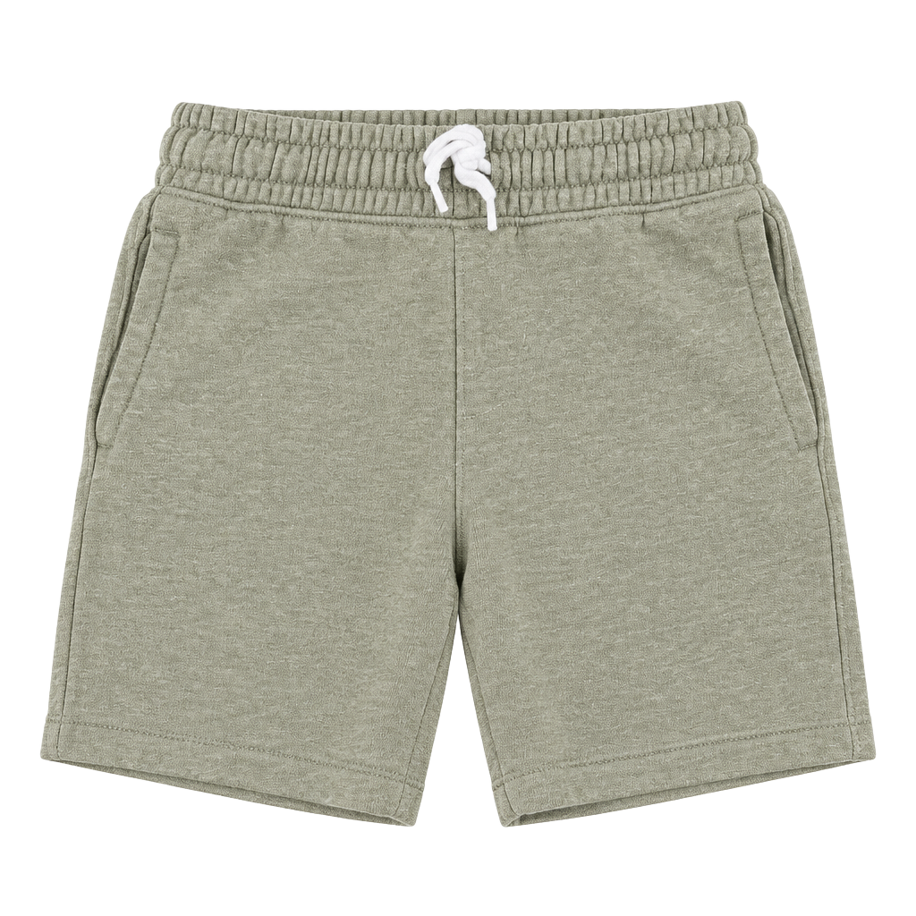 Kids Old Navy Sweat Shorts Size S (6-7) Green Fleece Pull On#183 1