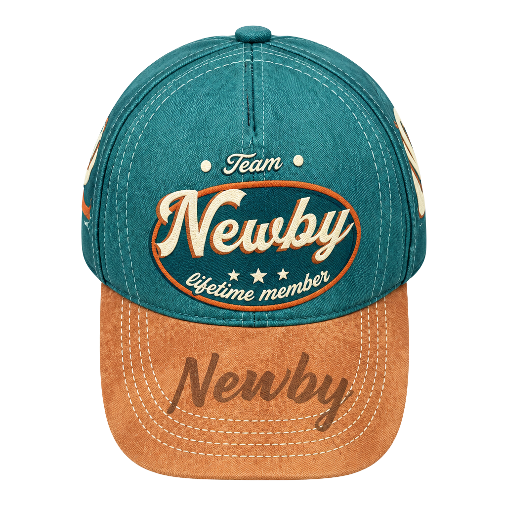 Newby Team Newby Lifetime Member Vintage Trucker Snapback Hat Cap#164 1