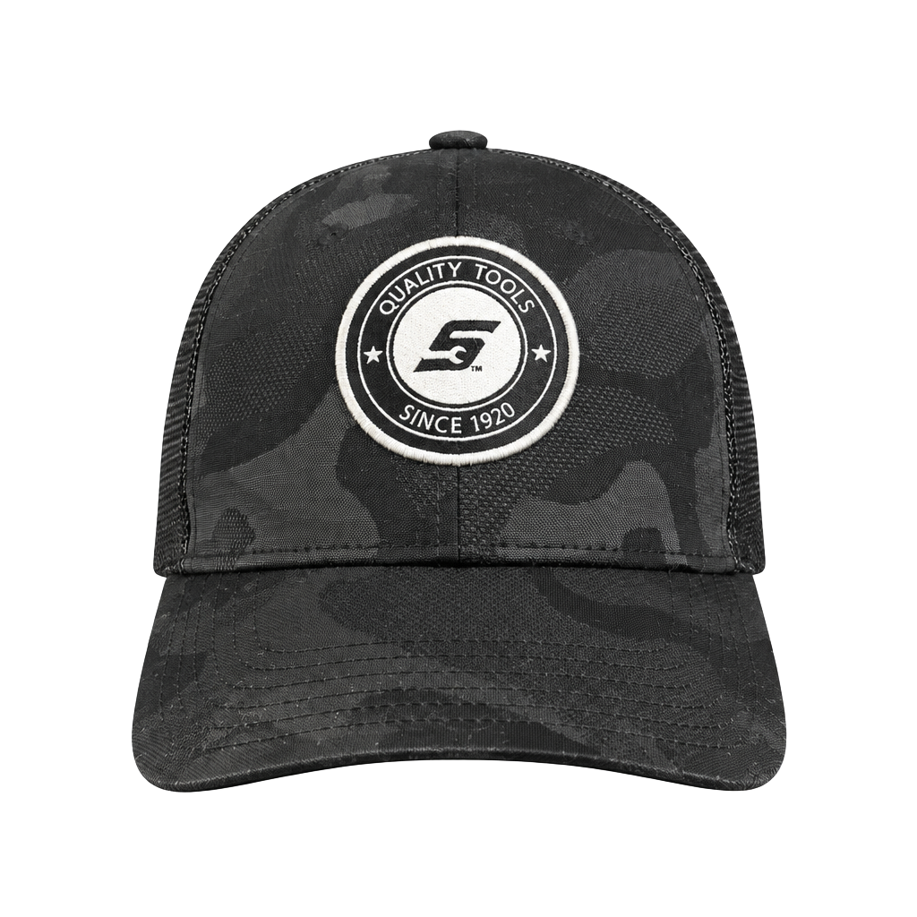 Snap-on Quality Tools Snapback Hat Black Camo#189 1