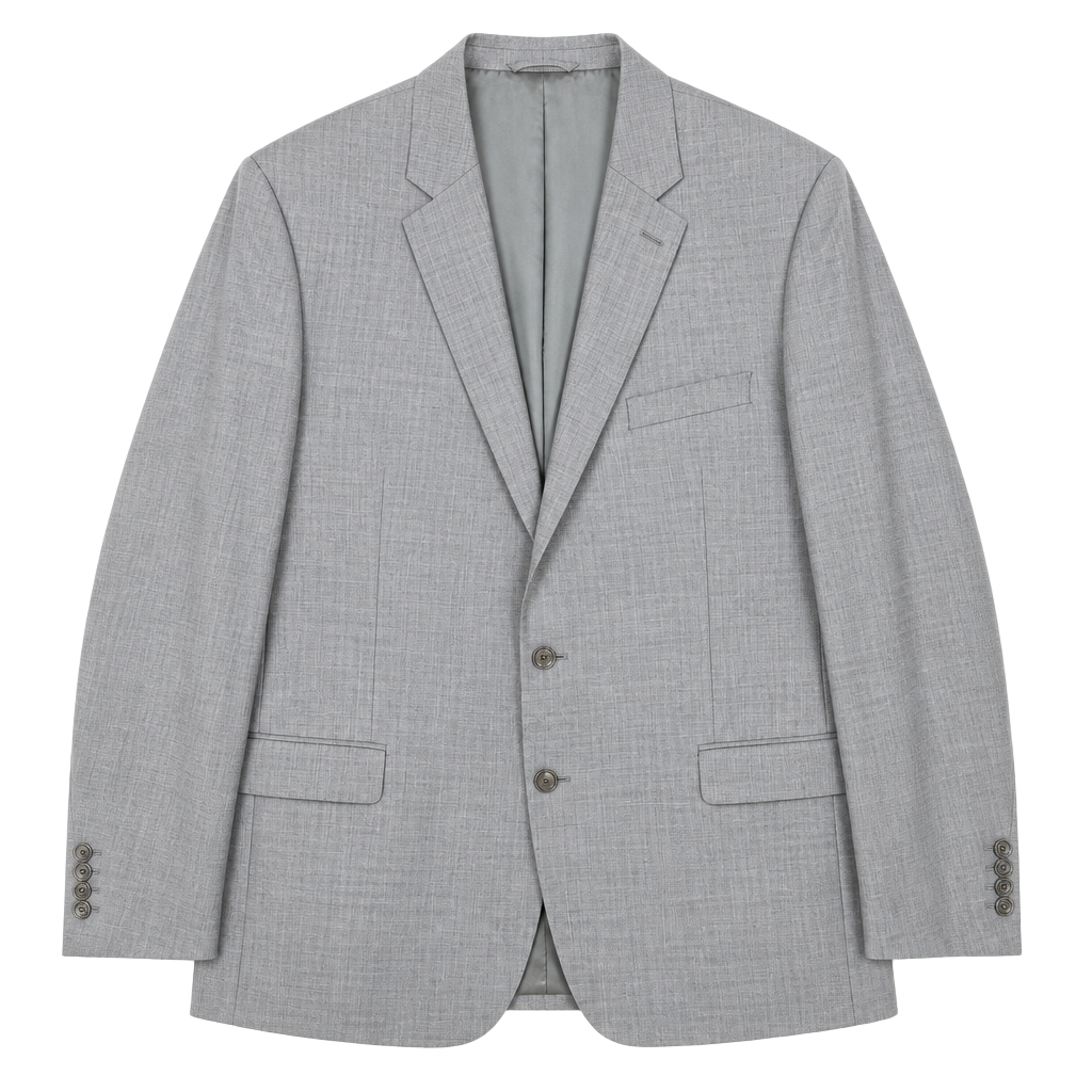 Lauren Ralph Lauren Blazer Size 46L Gray Wool Sport Coat Jacket #1 1