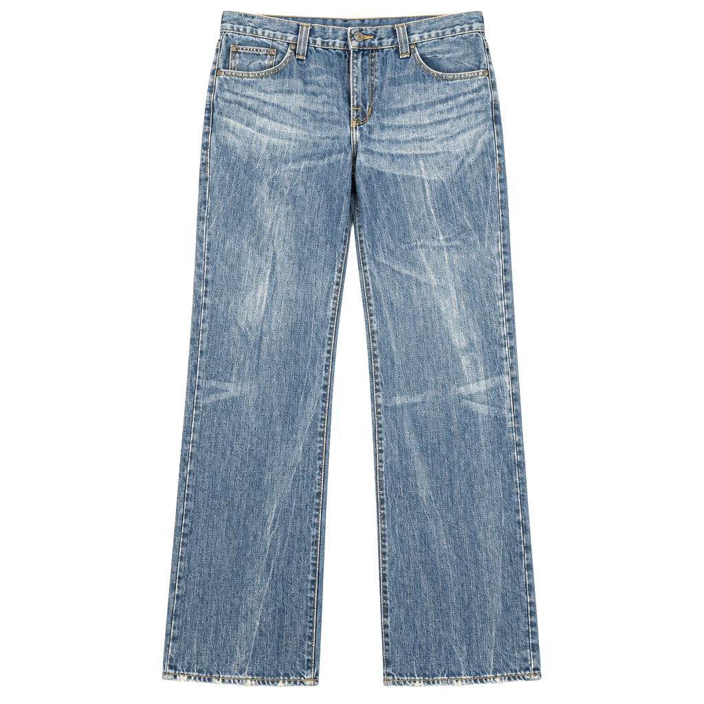 Men’s Rock & Republic Bootcut Jeans 36x34 Blue Denim Embroidered R Pocket#176 1