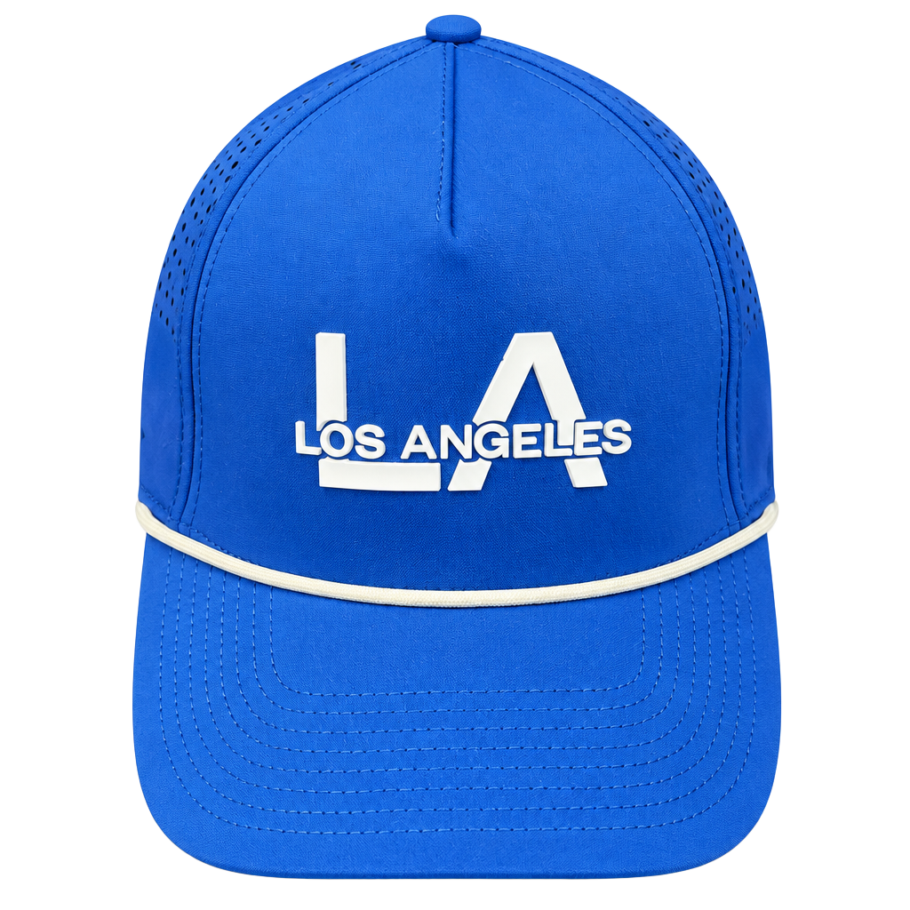 Branded Bills Los Angeles Los Angeles Performance 545 Snapback Hat Blue#163 1