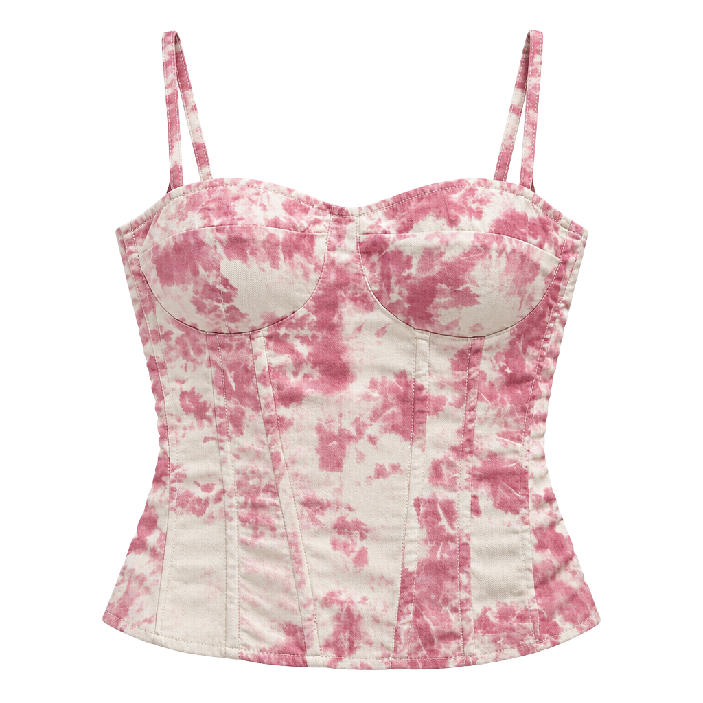 Tie-Dye Corset Top 1