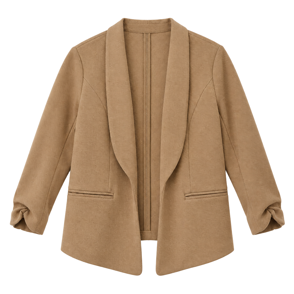 Guess Blazer Size S Tan Open Front 1
