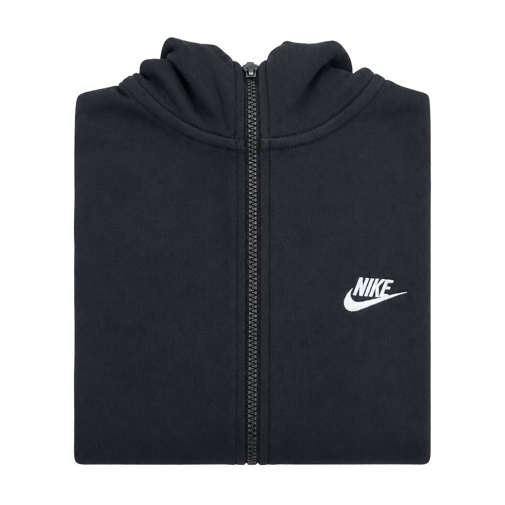 Nike Sportswear Club Fleece Full-Zip Hoodie - Black 1