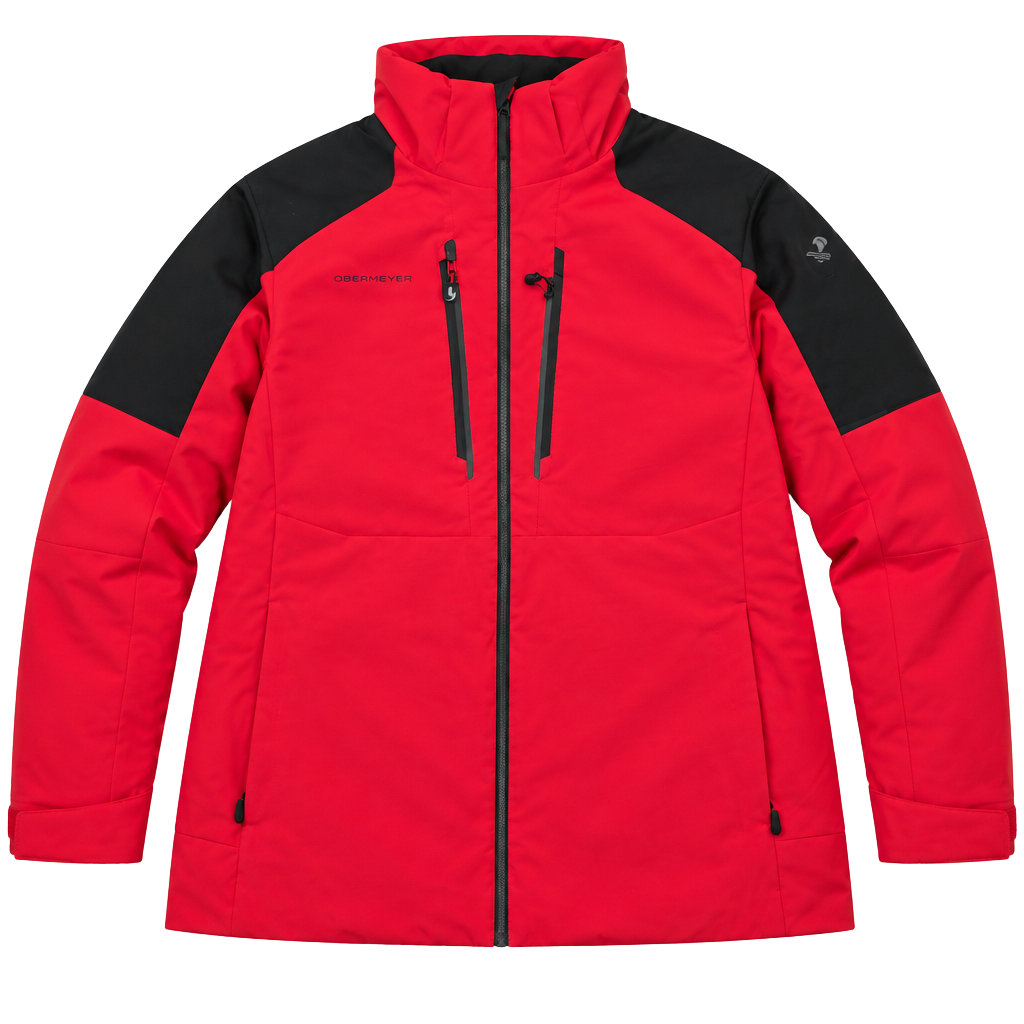Obermeyer Foundation Ski Jacket Red Black size 3X 1