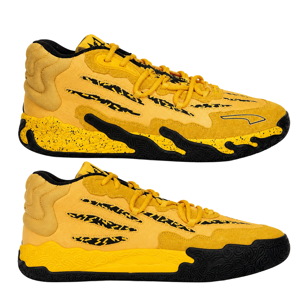 Puma MB.03 x Porsche Legacy Sport Yellow Black Basketball Shoes (Men's Size 13) 1