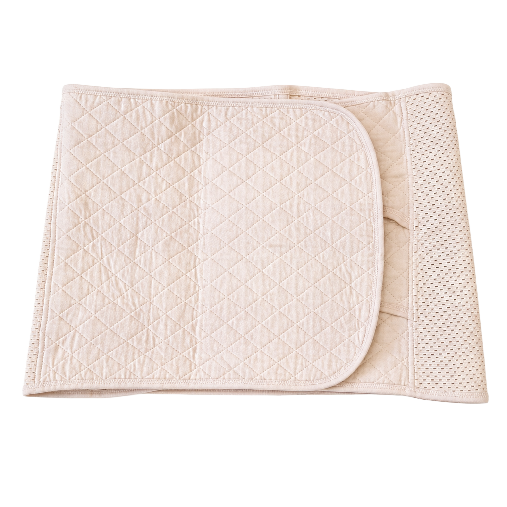 Postpartum Belly Wrap Size M Pink Quilted Support 1