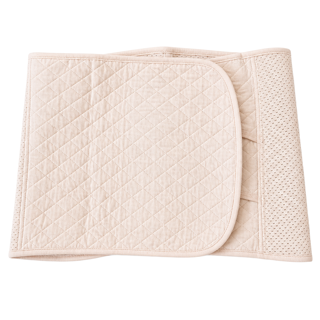 Postpartum Belly Wrap Size M Pink Quilted Support 1