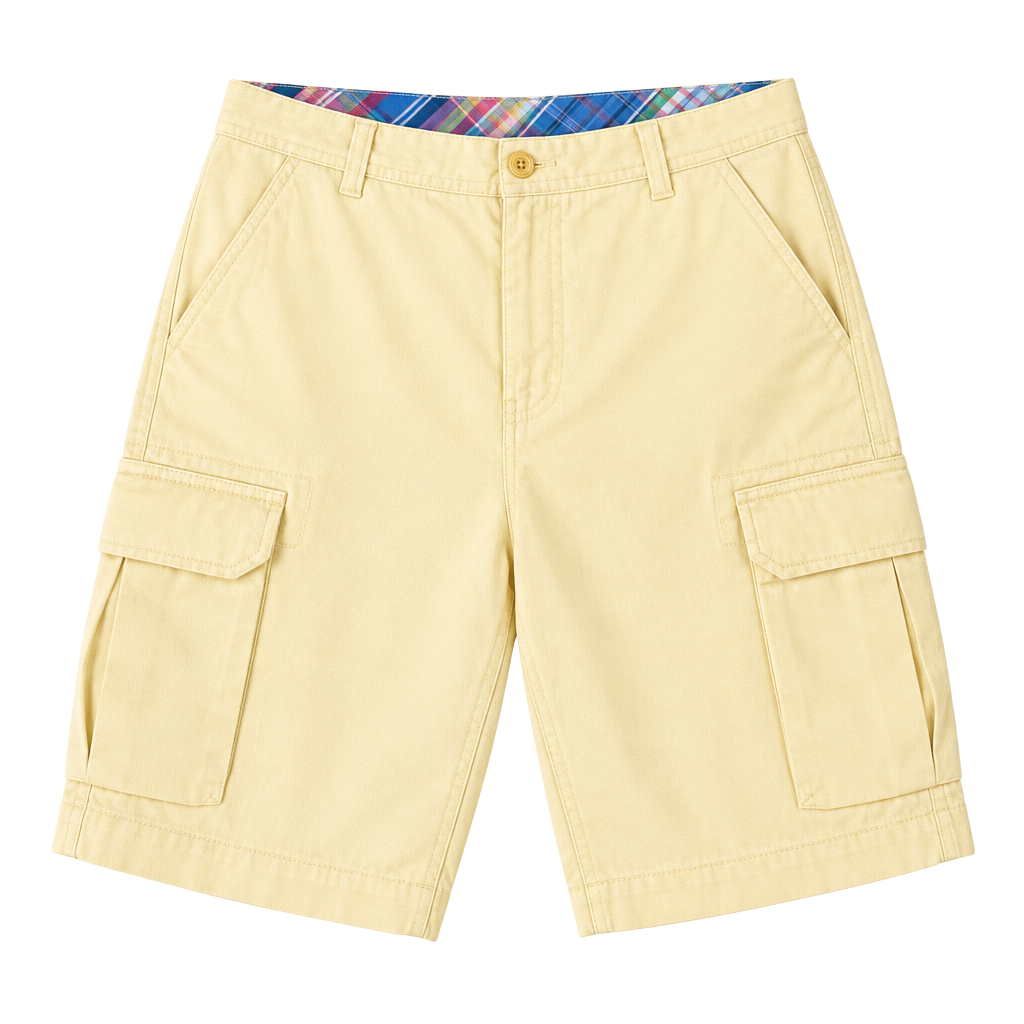 Polo By Ralph Lauren Cargo Shorts Size M Yellow Cotton 1