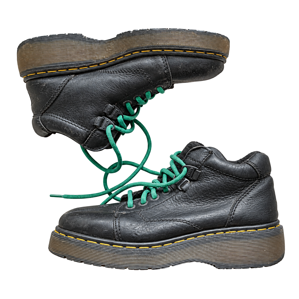 Dr. Martens 8542 Platform Boots Black Leather Y2K 1