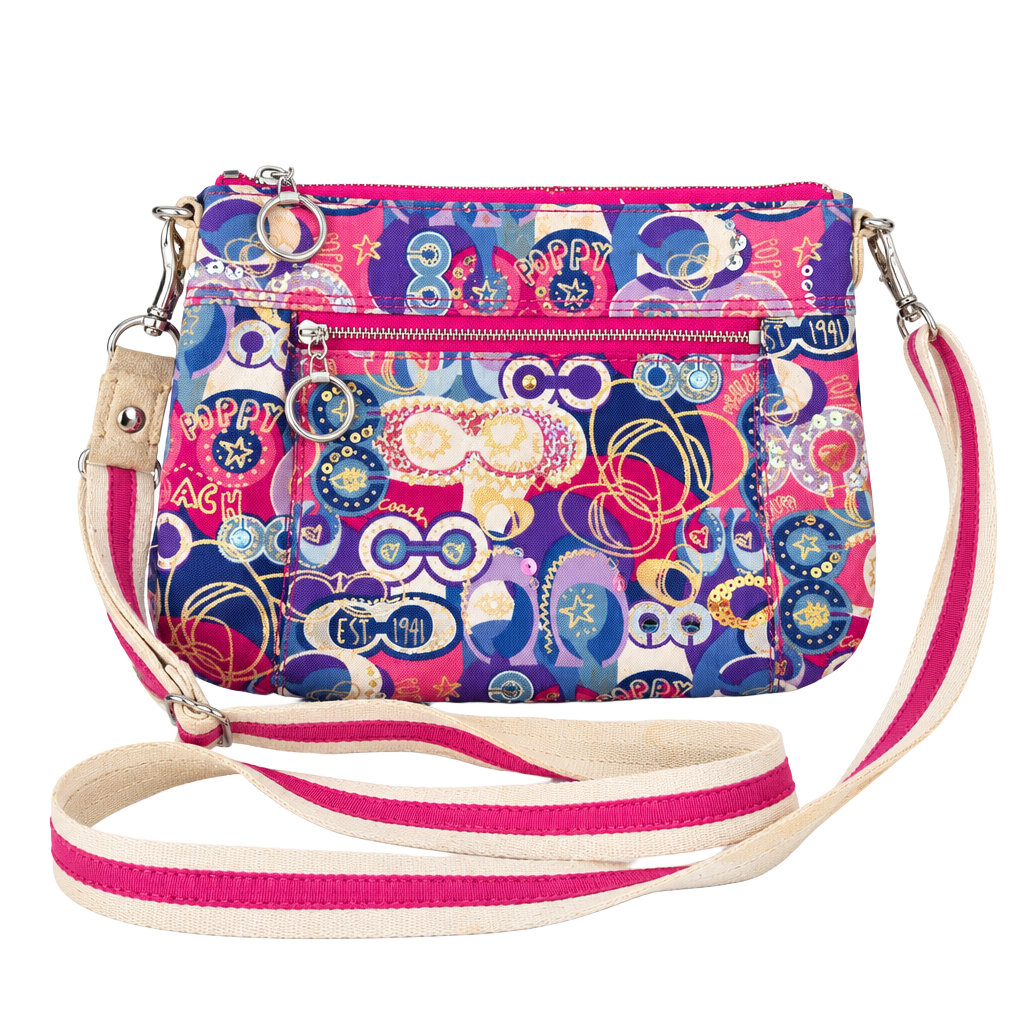 Coach Poppy Sequined Kaleidoscope Crossbody Bag Multicolor 1