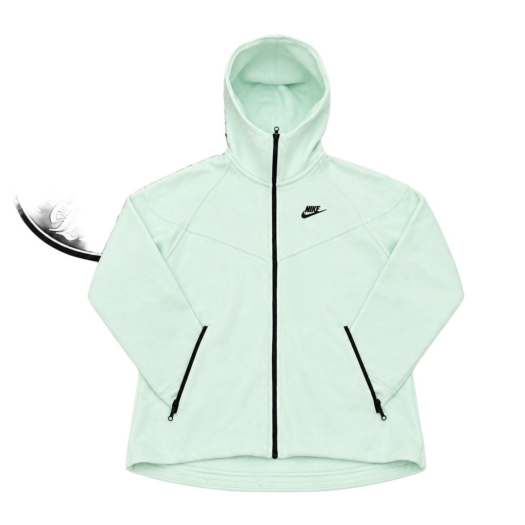 Nike Tech Fleece Windrunner Full-Zip Hoodie Barely Green Women's Small 1