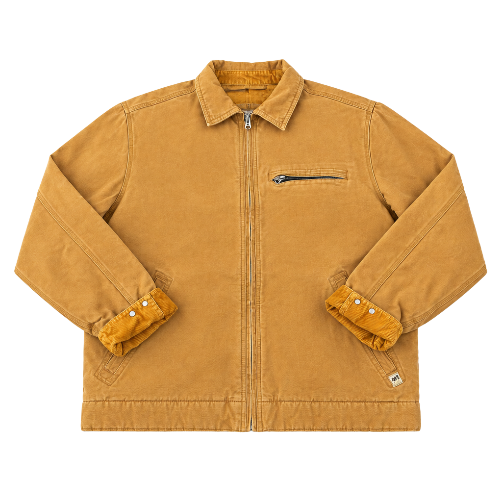 Abercrombie & Fitch Workwear Canvas Detroit Jacket Tan Medium 1